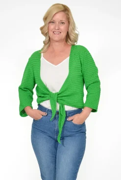 Orientique Alice Cotton Knit Wrap in- Cotton Tops | Cardigans & Jumpers