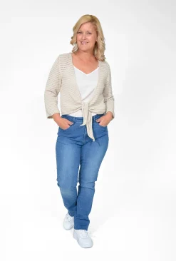 Orientique Alice Cotton Knit Wrap in- Cotton Tops | Cardigans & Jumpers