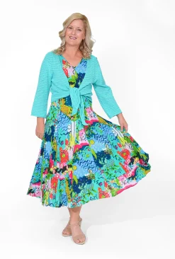 Orientique Alice Cotton Knit Wrap in- Cotton Tops | Cardigans & Jumpers