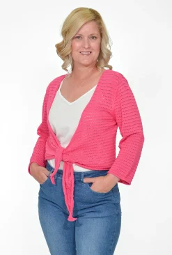 Orientique Alice Cotton Knit Wrap in- Cotton Tops | Cardigans & Jumpers