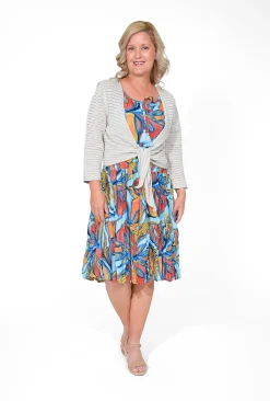 Orientique Alice Cotton Knit Wrap in- Cotton Tops | Cardigans & Jumpers