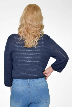 Orientique Alice Cotton Knit Wrap in- Cotton Tops | Knitwear Tops
