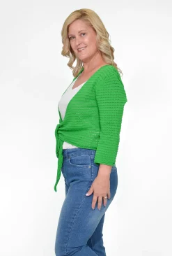 Orientique Alice Cotton Knit Wrap in- Cotton Tops | Cardigans & Jumpers