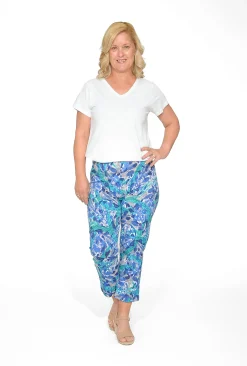 Orientique Angela Cotton 3/4 Capri Pants in-Women Womens Pants