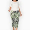 Orientique Angela Cotton 3/4 Capri Pants in-Women Womens Pants