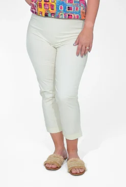 Orientique Angela Cotton 3/4 Capri Pants in-Women Cotton Pants | Womens Pants