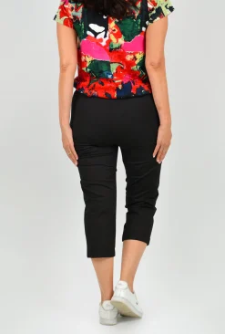 One Summer Angela Cotton Blend Capri Pant in-Women Cotton Pants | Womens Pants