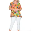 Orientique Angie Organic Cotton Flutter Sleeve Top in- Organic Cotton Clothing