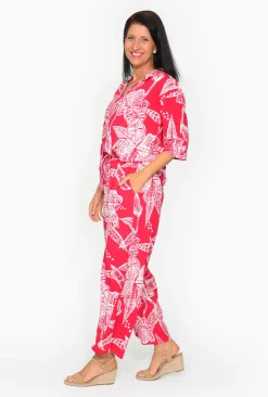 Avril Rayon Shirt & Pant Set in-Women Womens Pants | Short Sleeve Tops