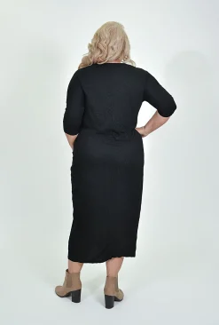 Cotton Village Betty Elbow Sleeve Midi Dress in- Cotton Dresses | Midi Dresses