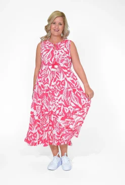 Orientique Brodie Organic Cotton Sleeveless Dress in- Sleeveless Dresses | Organic Cotton Clothing