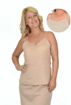 Orientique Cami Slip In- Cotton Tops | Cami Slips