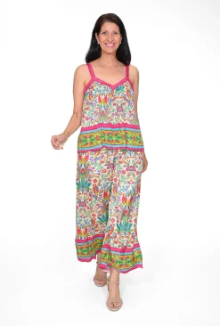 Escape Camila Rayon Cami in Pink Paradise- Cami Slips