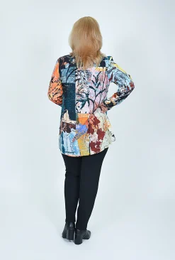 Orientique Charlie Casual Long Sleeve Shirt in Autumn Wonder- Long Sleeved Tops