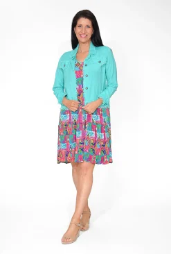 One Summer Chloe Crepe Rayon Swing Dress in- Knee Length Dresses | Above Knee Dresses