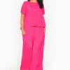 Escape Devin Rayon Short Sleeve Boxy Tee in- Short Sleeve Tops | Sleeved Dress