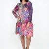 Orientique Devon Long Sleeve Dress in- Above Knee Dresses | Knee Length Dresses
