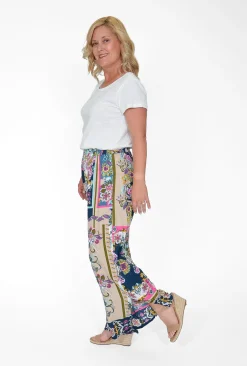 Orientique Dora Rayon Wide Leg Pant in-Women Womens Pants