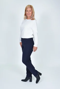 Orientique Frankie Ankle Length Slim Cord Pants in-Women Cotton Pants | Womens Pants