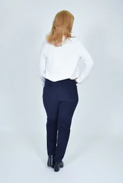 Orientique Frankie Ankle Length Slim Cord Pants in-Women Cotton Pants | Womens Pants