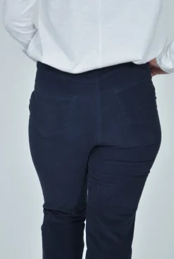 Orientique Frankie Ankle Length Slim Cord Pants in-Women Cotton Pants | Womens Pants