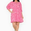 One Summer Genevieve Cotton Boho Dress in- Long Sleeved Dresses | Cotton Dresses