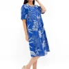 One Summer Kimmy Cotton Smock Midi Dress in- Cotton Dresses | Knee Length Dresses