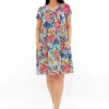 One Summer Marla Cotton Short Sleeve Cap Dress in- Short Sleeved Dresses | Cotton Dresses