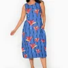 Orientique Martha Crinkle Cotton Bubble Dress in- Sleeveless Dresses