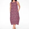 Orientique Martha Crinkle Cotton Bubble Dress in- Sleeveless Dresses