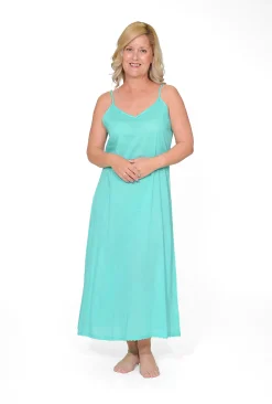 Orientique Maxi Cotton Dress Slip in- Slip Dresses