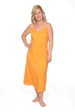 Orientique Maxi Cotton Dress Slip in- Slip Dresses