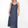 Orientique Maxi Cotton Dress Slip in- Slip Dresses
