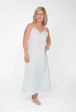 Orientique Maxi Cotton Dress Slip in- Slip Dresses