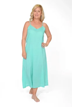 Orientique Maxi Cotton Dress Slip in- Slip Dresses
