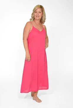 Orientique Maxi Cotton Dress Slip in- Slip Dresses