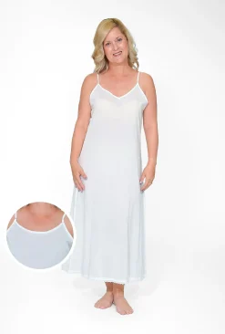 Orientique Maxi Cotton Dress Slip in- Slip Dresses