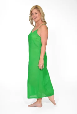 Orientique Maxi Cotton Dress Slip in- Slip Dresses