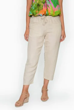 Escape Mel Linen Rayon Blend Pant in-Women Womens Pants