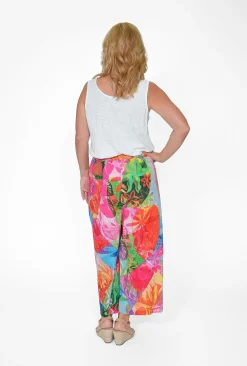 Orientique Noni Organic Cotton Wide Leg Crop Pant in-Women Womens Pants | Organic Cotton Clothing