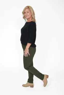 Orientique Petra Slim Ponty Pant in-Women Womens Pants