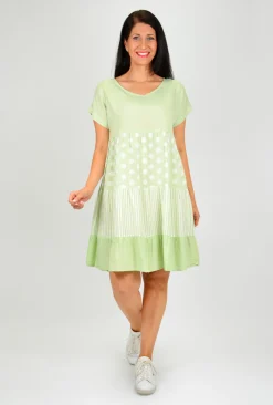 One Summer Rachel Short Sleeve Smock Dress in- Above Knee Dresses | Knee Length Dresses