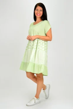 One Summer Rachel Short Sleeve Smock Dress in- Above Knee Dresses | Knee Length Dresses