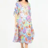 Escape Rihanna Kaftan in Multicolour- Midi Dresses | Long Dresses