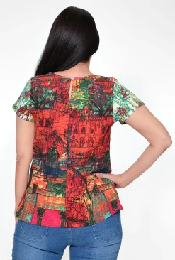 Orientique Romy Cotton Cotton Essential Tee in- Cotton Tops | Organic Cotton Clothing