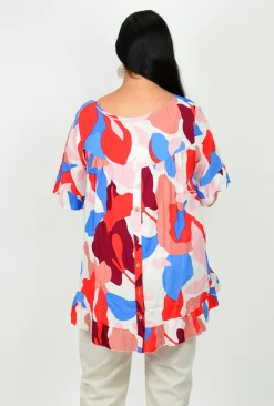 New U Collection Rosie Ruffle Sleeve Top- Short Sleeve Tops | Sleeved Dress