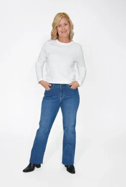 Orientique Sarah Wide Leg Jeans in-Women Womens Pants