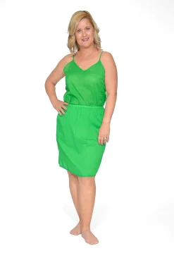 Orientique Short Cotton Skirt Slip in- Slip Skirts