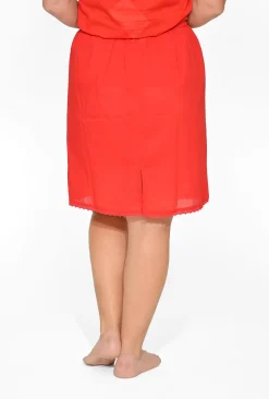Orientique Short Cotton Skirt Slip in- Slip Skirts