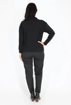 Orientique Sue Knit Jumper in Black- Cardigans & Jumpers | Long Sleeved Tops